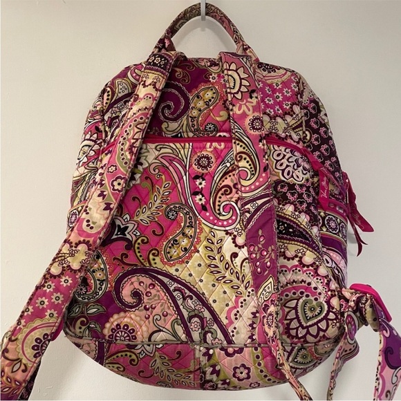 Vera Bradley Paisley Colorful Backpack - Picture 2 of 4